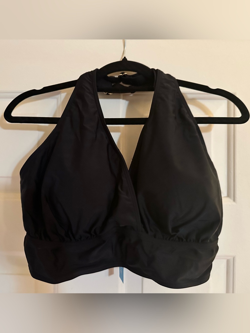 18W NWT Yonique Women Plus Bikini Top Large Top Full Coverage Bathing Suit